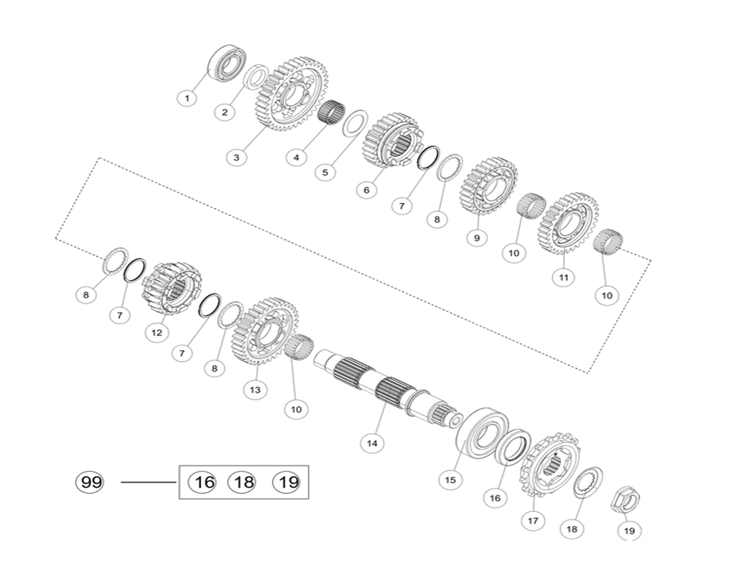 E04 Transmisson Ii-countershaft